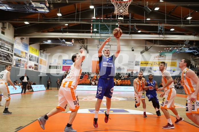 Basketball ABL 2017/18, Grunddurchgang 26.Runde BK Klosterneuburg Dukes vs. Oberwart Gunners