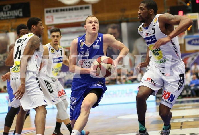 Basketball ABL 2015/16 Playoff Viertelfinale Spiel 4 Gmunden Swans vs. Oberwart Gunners