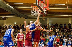 Basketball ABL 2015/16 Grunddurchgang 23.Runde Traiskirchen Lions vs. Oberwart Gunners 