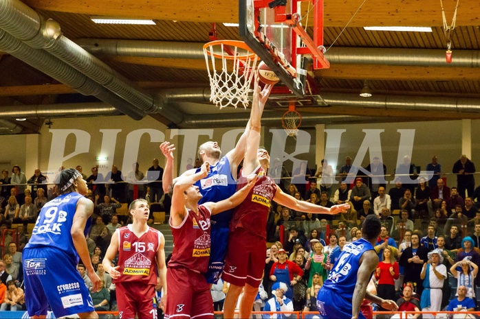 Basketball ABL 2015/16 Grunddurchgang 23.Runde Traiskirchen Lions vs. Oberwart Gunners 