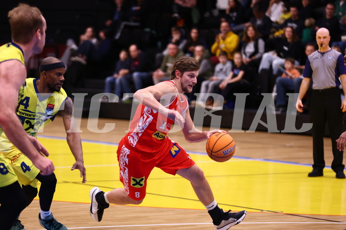 08.12.2024, Graz, Raiffeisen Sportpark Graz, Basketball Superliga 2024/25, Grunddurchgang, Runde 11, UBSC Raiffeisen Graz - Arkadia Traiskirchen Lions