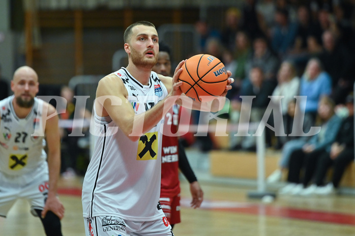 Basketball, Superliga 2024/25, Grunddurchgang 5.Runde, Flyers Wels vs. BC Vienna,