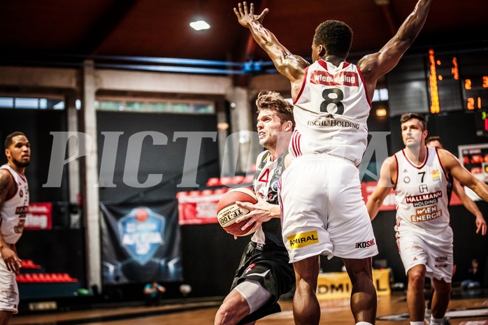 Basketball, ABL 2017/18, Playoff VF Spiel 2, BC Vienna, WBC Wels, Thomas Csebits(4)