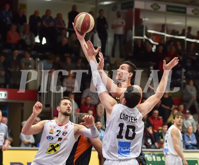 Basketball ABL 2015/16 Grunddurchgang 30.Runde WBC Wels vs F