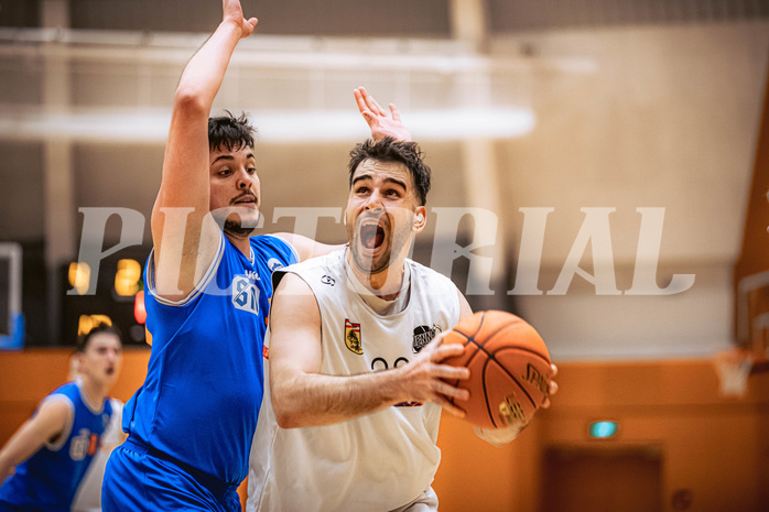 Basketball, Basketball Zweite Liga 2022/23, Grunddurchgang 10.Runde, Vienna United, BBU Salzburg, Marko Soldo (25)