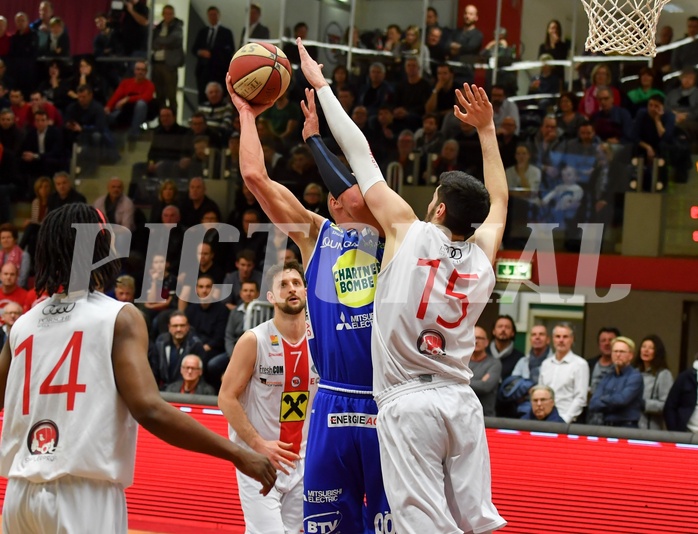 Basketball ABL 2017/18, Grunddurchgang 23.Runde Flyers Wels vs. Gmunden Swans