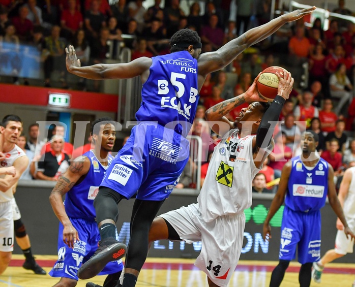 Basketball ABL 2016/17 Halbfinale Spiel 4 WBC Wels vs Gunners Oberwart