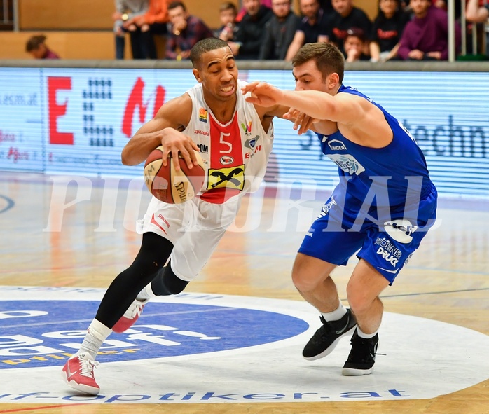 Basketball ABL 2017/18 Grunddurchgang 30. Runde Flyers Wels vs Oberwart Gunners