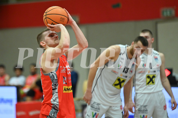 Basketball Superliga 2023/24, 1.Plazierungsrunde,
Flyers Wels vs. Traiskirchen Lions

