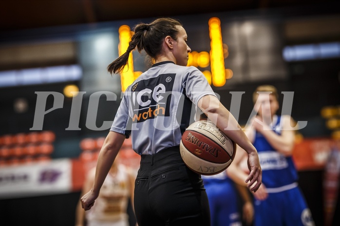 Basketball, ABL 2018/19, Grunddurchgang 30.Runde, BC Vienna, Oberwart Gunners, SR Silvia Rath