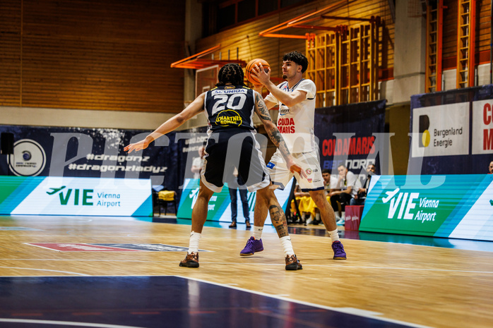 Basketball, win2day Basketball Superliga 2024/25, Grunddurchgang Runde 18, BBC Nord Dragonz, Gmunden Swans, 