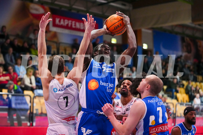 Win2day Basketball Superliga 2023/24, 2.Platzierungsrunde, Kapfenberg vs. Oberwart


