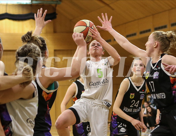 Basketball Damen Superliga 2021/22, Grunddurchgang 8.Runde Basket Flames vs. Vienna United


