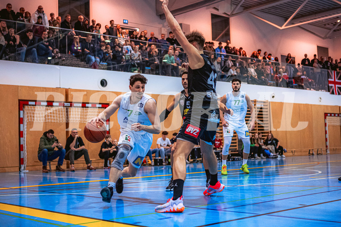 Basketball, Basketball Zweite Liga 2022/23, Grunddurchgang 16.Runde, Union Deutsch Wagram Alligators, Mattersburg Rocks, Laurence Müller (7)