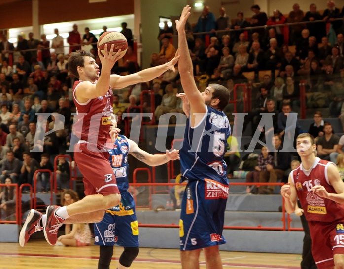 Basketball ABL 2015/16 Grunddurchgang 21.Runde Traiskirchen Lions vs. Kapfenberg Bulls