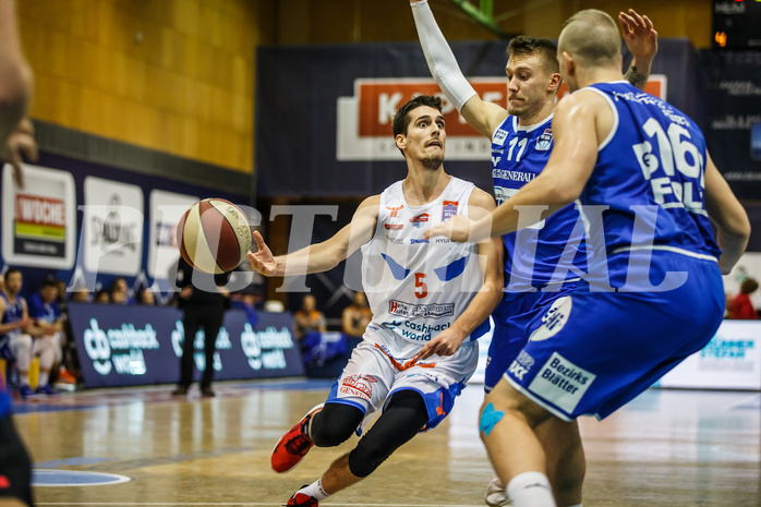 Basketball, Admiral Basketball Superliga 2019/20, Grunddurchgang 10.Runde, Kapfenberg Bulls, Oberwart Gunners, Bogic Vujosevic (5)