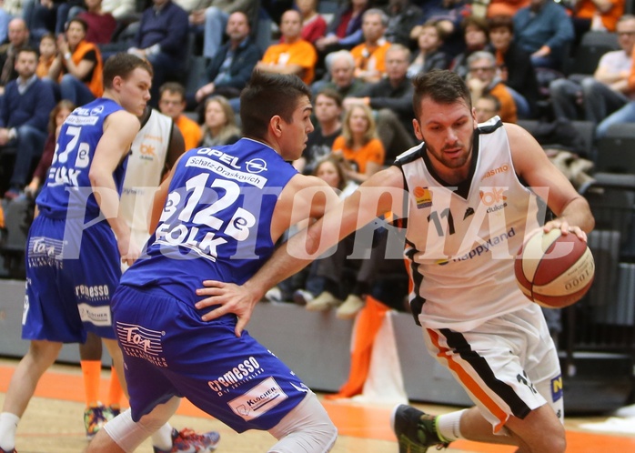 Basketball ABL 2015/16 Grunddurchgang 14.Runde BK Dukes Klosterneuburg vs. Oberwart Gunners


