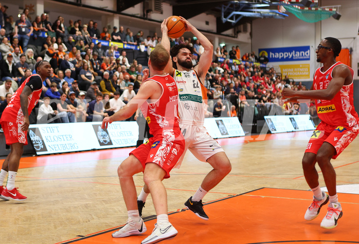 Basketball Superliga 2024/25, Playoffs, Viertelfinale Spiel 1 Klosterneuburg Dukes vs. Traiskirchen Lions