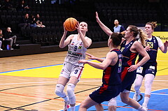 04.02.2024, Graz, Raiffeisen Sportpark, Basketball Damen Superliga 2023/24, Grunddurchgang 11.Runde, UBSC-DBBC Graz - SKN St. Pölten Frauen ,  