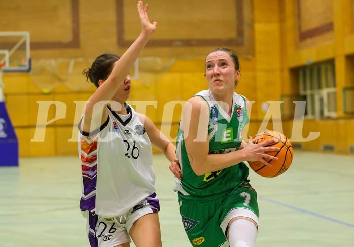 Basketball Damen Superliga 2023/24, Grunddurchgang 13.Runde Vienna United vs. UBI Graz