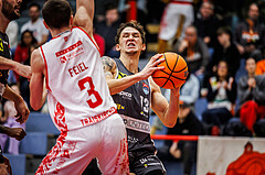 Basketball, win2day Basketball Superliga 2024/25, Grunddurchgang 12.Runde, Traiskirchen Lions, Klosterneuburg Dukes, Lukas Reichle (13)