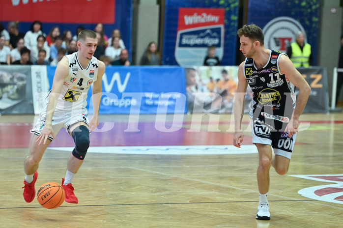 Basketball Superliga 2023/24, 8.Plazierungsrunde,
Flyers Wels vs. Gmunden Swans

