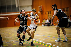 Basketball, Basketball Zweite Liga 2024/25, Grunddurchgang 8.Runde, Vienna United, Wörthersee Piraten, Tim Huber (2), Mykyta Bitkin (4)