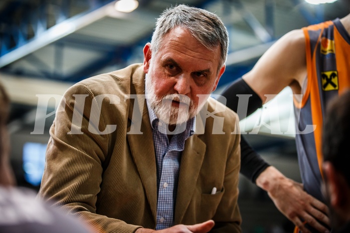 Basketball, ABL 2018/19, Grunddurchgang 31.Runde, Oberwart Gunners, Klosterneuburg Dukes, Werner Sallomon (Head Coach)
