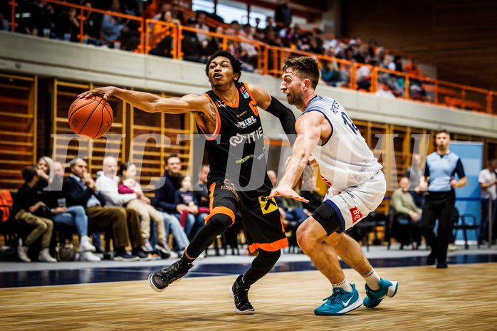 Basketball, win2day Basketball Superliga 2022/23, 10. Qualifikationsrunde, BBC Nord Dragonz, Fürstenfeld Panthers, Steve Robinson Jr. (6) Basketball, win2day Basketball Superliga 2022/23, 10. Qualifikationsrunde, BBC Nord Dragonz, Fürstenfeld Panthers, Steve Robinson Jr. (6)