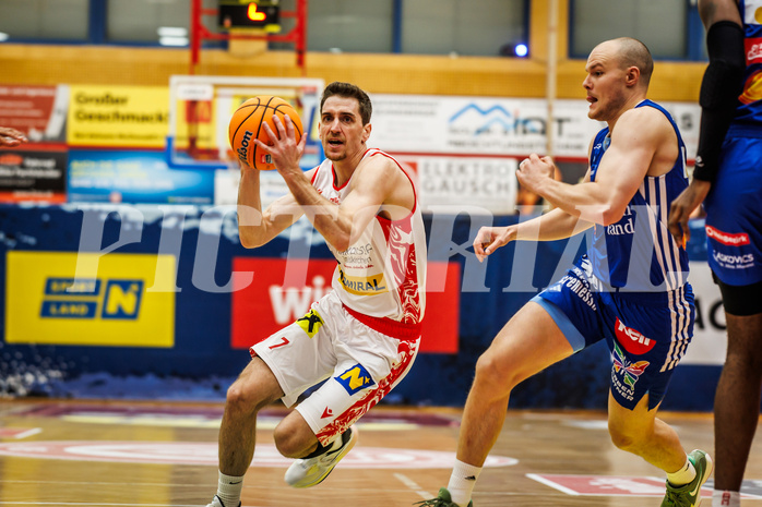 Basketball, win2day Basketball Superliga 2024/25, Grunddurchgang 6.Runde, Traiskirchen Lions, Oberwart Gunners, Benedikt Güttl (7)