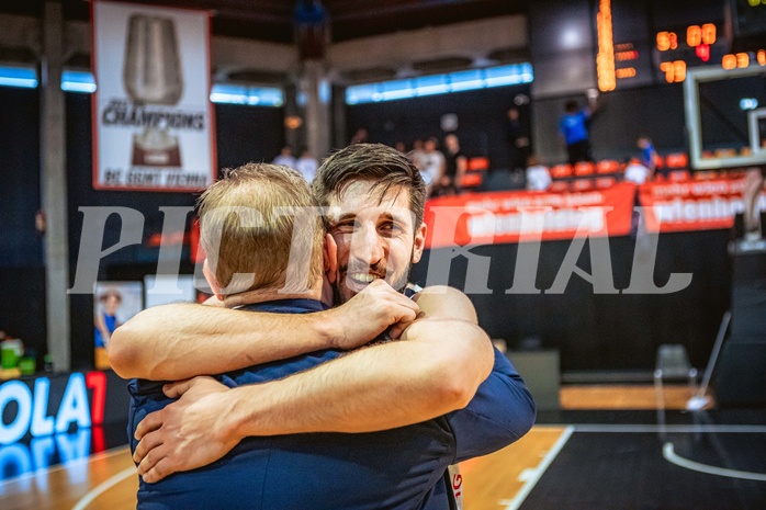 Basketball, Win2Day Superliga 2022/23, Playoff, Finale Spiel 4, BC Vienna, Gmunden Swans, 