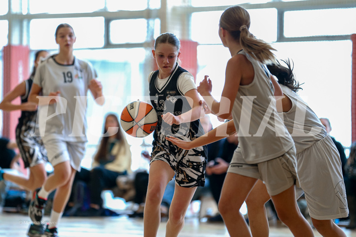 16.03.2025 Österreichischer Basketballverband 2024/25, SLWU14 Basket Flames UNION vs. VKL Vikings Swans