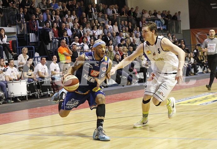 Basketball ABL 2015/16 Grunddurchgang 26.Runde  Güssing Knights vs Kapfenberg Bulls