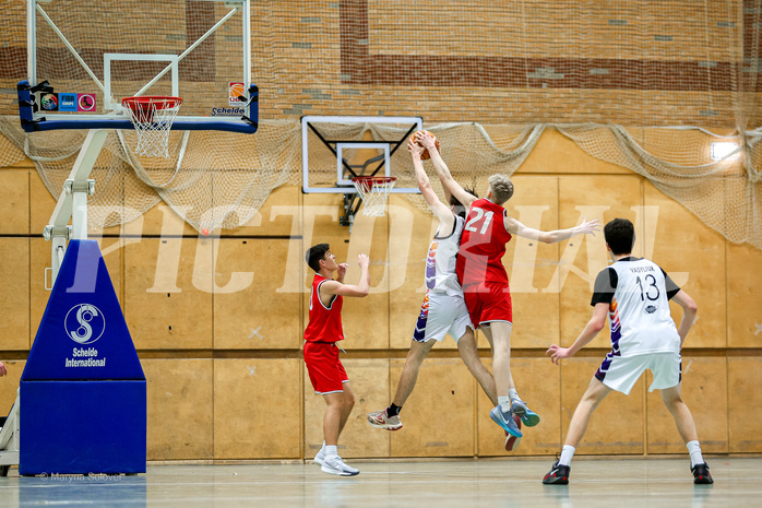 13.04.2025 Österreichischer Basketballverband 2024/25, SLMU19, Vienna United vs. SG Salzkammergut