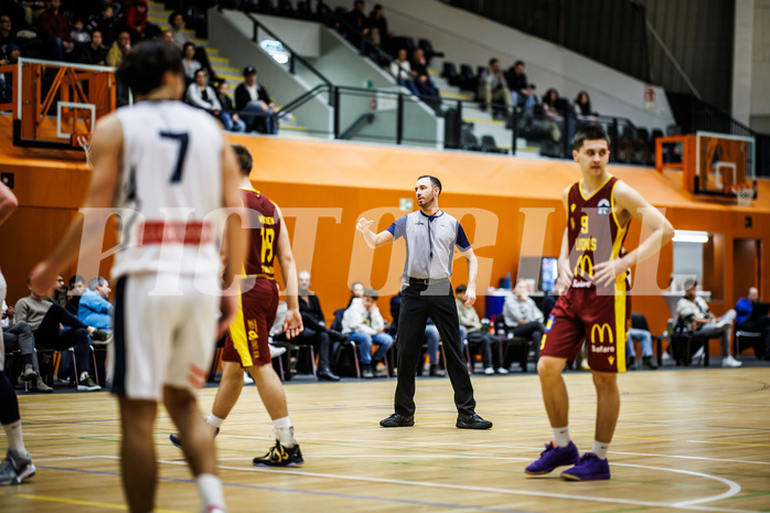 Basketball, Basketball Zweite Liga 2024/25, Grunddurchgang 20.Runde, Vienna Timberwolves, Traiskirchen Lions NexGen, SR P. Trmal