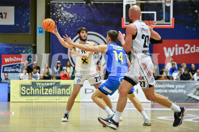 Basketball Superliga 2023/24, Grunddurchgang 7. Runde Flyers Wels vs. SKN St. Pölten

