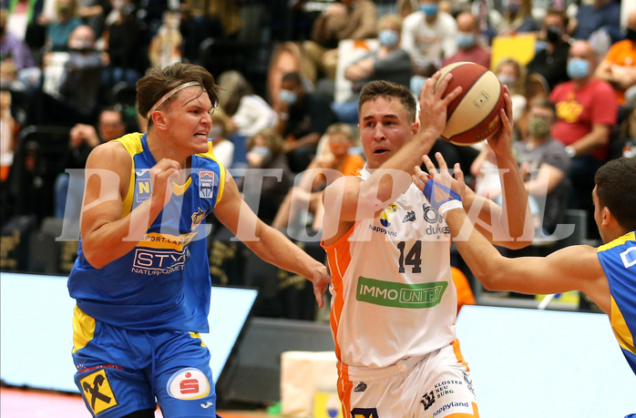 Basketball Superliga 20120/21, Grunddurchgang 2.Runde Klosterneuburg Dukes vs. SKN St.Pölten



