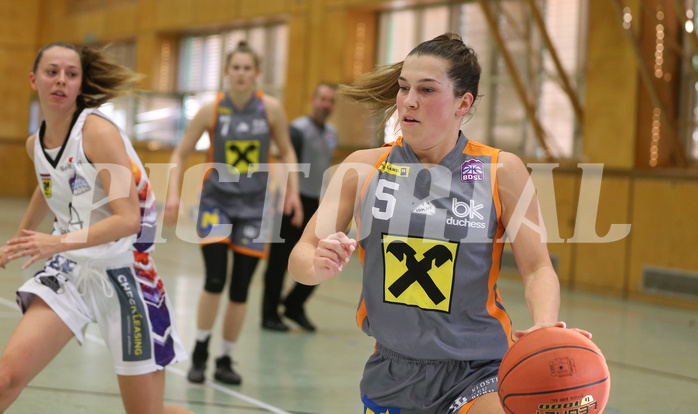 Basketball Damen Superliga 2021/22, Grundducrhgang 11.Runde Vienna United vs. Klosterneuburg Duchess