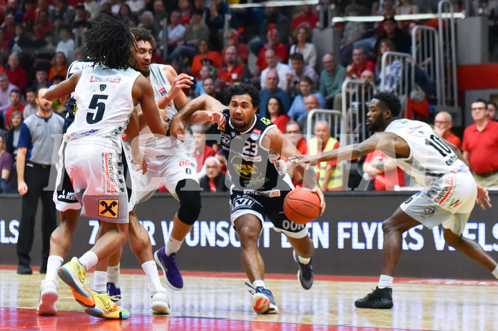 Win2Day Basketball Superliga 2022/23, Playoff,
Semifinale Spiel 4, Flyers Wels vs Swans Gmunden,