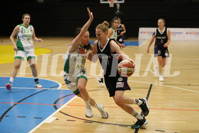 04.12.2021, Basketball Damen Superliga 2021/22, Grunddurchgang 6.Runde,  
UBI Graz vs. Vienna United