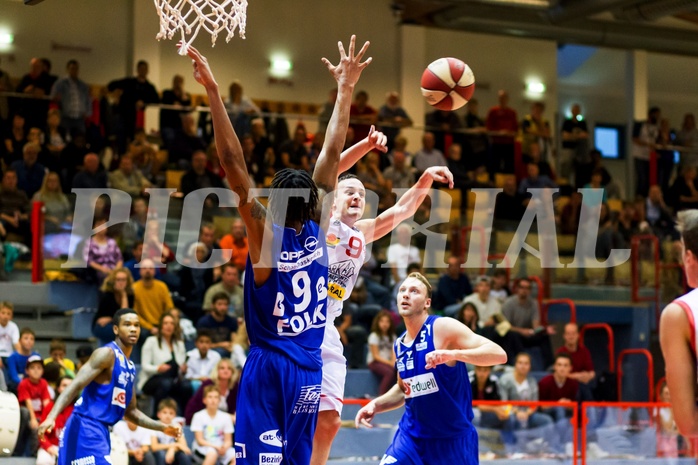 Basketball ABL 2015/16 Grunddurchgang 4.Runde Traiskirchen Lions vs Oberwart Gunners