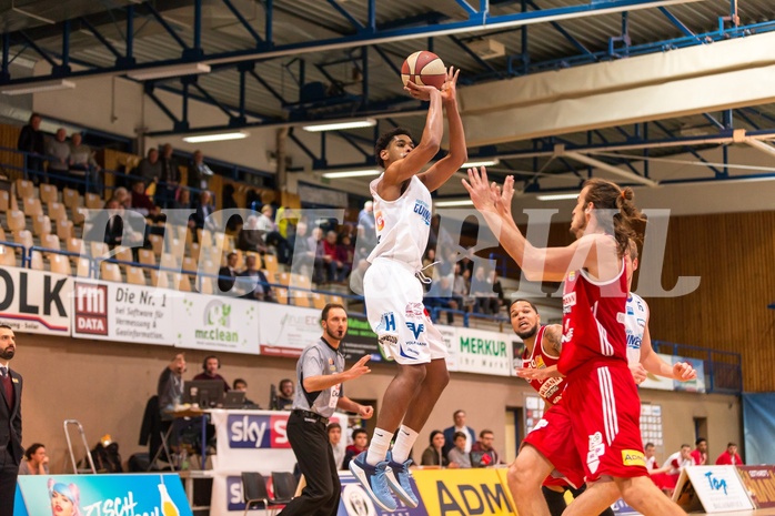 Basketball, ABL 2017/18, Grunddurchgang 9.Runde, Oberwart Gunners, BC Vienna, Gregg Denzel (9)