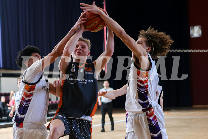 23.03.2025 Österreichischer Basketballverband 2024/25, SLMU16, Post SV Wien vs. Basket Dukes
