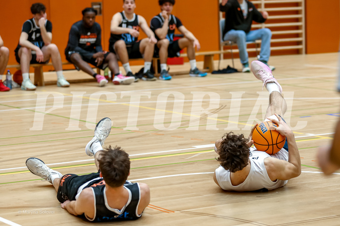 26.01.2025 Österreichischer Basketballverband 2024/25, SLMU19, Vienna Timberwolves vs. Basket Dukes