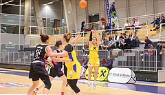 Basketball Damen Superliga 2023/24, Grunddurchgang 9.Runde SKN St. Pölten vs. Vienna United


