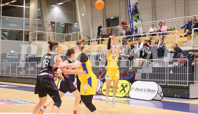 Basketball Damen Superliga 2023/24, Grunddurchgang 9.Runde SKN St. Pölten vs. Vienna United