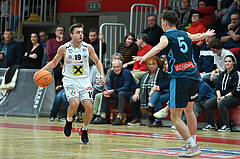 Basketball, Superliga 2023/24, Grunddurchgang 22. Runde, Flyers Wels vs. Vienna Timberwolves,
