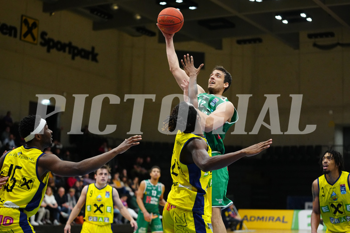 Basketball Superliga 2021/22, 10. Platzierungsrunde, UBSC Graz vs. Kapfenberg


