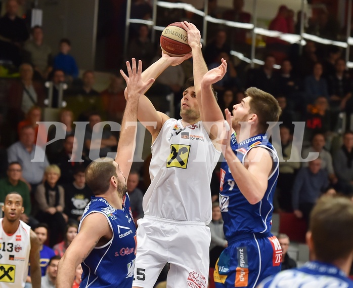 Basketball ABL 2015/16 Grunddurchgang 23.Runde WBC Wels vs Kapfenberg Bulls