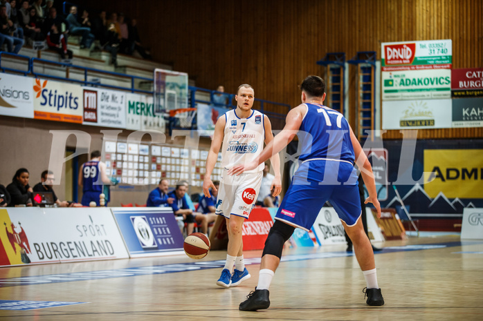 Basketball, Admiral Basketball Superliga 2019/20, Grunddurchgang 13.Runde, Oberwart Gunners, D.C. Timberwolves, Sebastian Käferle (7)